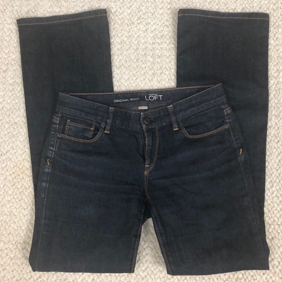 Ann Taylor LOFT | Original Bootcut Jeans Dark Wash